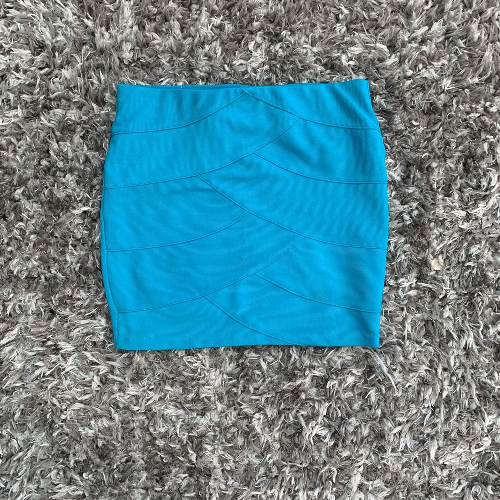 Blue skirt